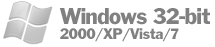 Windows 32-bit: 2000 / XP / Vista / 7