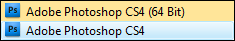 The difference between Photoshop CS4 32-bit and 64-bit