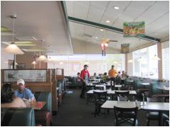 Interior of a Denny's Store