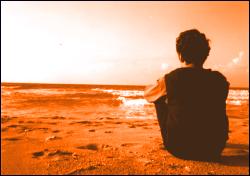 The same picture with a strong rusty orange tint